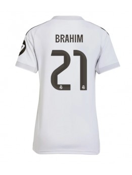 Real Madrid Brahim Diaz #21 Heimtrikot für Frauen 2025-26 Kurzarm Real Madrid Brahim Diaz #21 Heimtrikot für Frauen 2025-26 Kurzarm